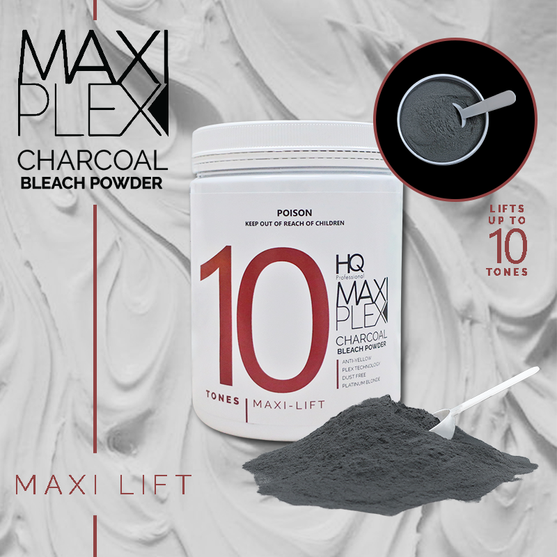 HQ Maxi Plex Charcoal Bleach Powder HQ Professional